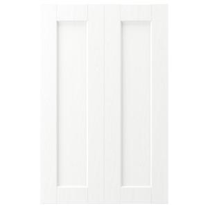 IKEA - Puerta armario bajo esquina, 2 uds blanco efecto mad…