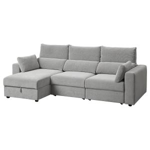 IKEA - Sofá 3 plazas con chaiselongue gris moderno