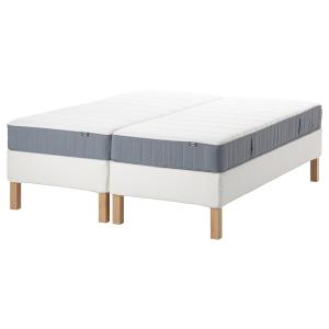 IKEA - Base cama con somier blanco/firme/extra firme azul c…