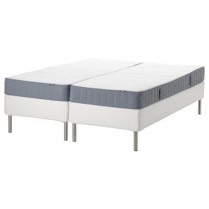 IKEA - Base cama con somier blanco/firme/extra firme azul c…