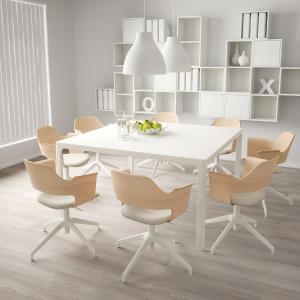 IKEA - Silla sala de juntas Chapa roble tinte blanco/Gunnar…