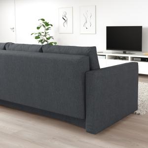 IKEA - Sofá cama 3 plazas Hyllie gris oscuro