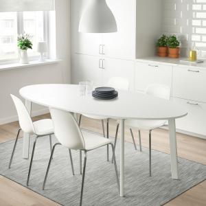 IKEA - Mesa blanco/efecto piedra blanco