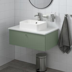IKEA - Armario lavabo c1cajón Gillburen verde grisáceo 80x4…