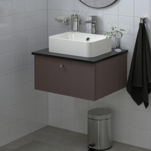 IKEA - HÖRVIK Mueble lavabolavabo apoyo Gillburen gris oscu…