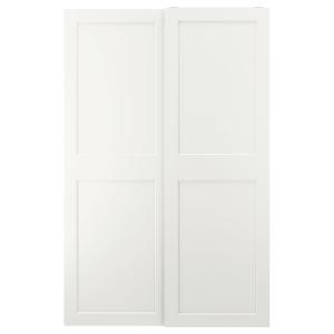 IKEA - Puertas correderas, 2 uds blanco 150x236 cm
