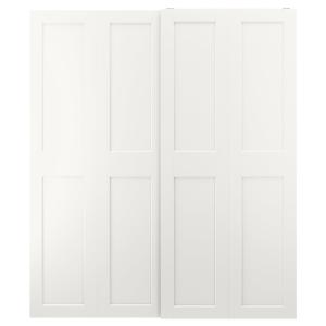 IKEA - Puertas correderas, 2 uds blanco