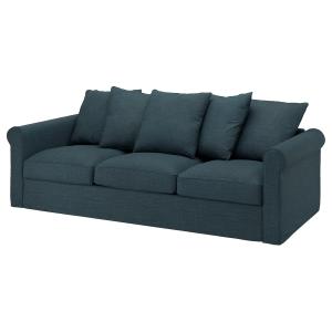 IKEA - Funda para sofá de 3 plazas Hillared azul oscuro
