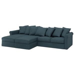 IKEA - Funda para sofá de 4 plazas con chaiselongues/Hillar…