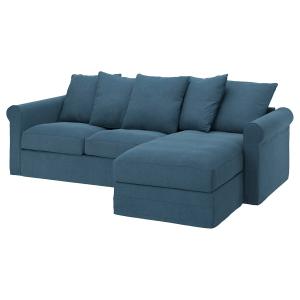 IKEA - Funda sofá cama 3  chaiselongue/Tallmyra azul