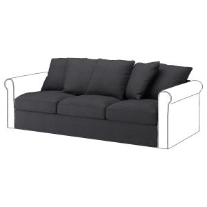 IKEA - Módulo 3 asientos Sporda gris oscuro