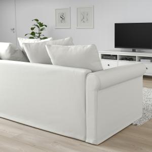 IKEA - Sofá de 4 plazas con chaiselongue Inseros blanco