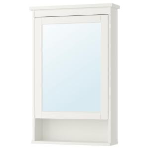 IKEA - Armario con espejo, 1 puerta blanco
