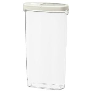 IKEA - 365  Bote ctapa transparente/blanco 2.3 l