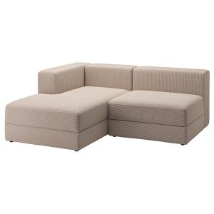 IKEA - Sofá 2,5 con chaiselongue izquierda/Samsala gris/bei…