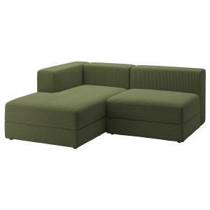 IKEA - Sofá 2,5 con chaiselongue izquierda/Samsala verde am…