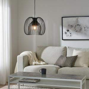 IKEA - Pantalla para lámpara de techo negro 32 cm