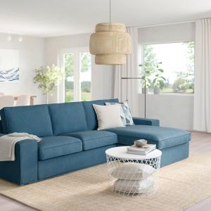 IKEA - Sofá 3 plazas con chaiselongue Tallmyra azul