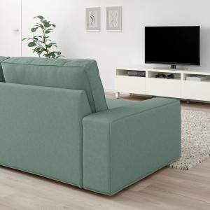 IKEA - Sofá de 4 plazas con chaiselongue Tallmyra verde cla…