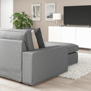 IKEA - Sofá6 esq  chaiselongue Tibbleby beis/gris