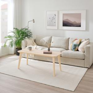 IKEA - Alfombra, pelo corto Blanco 160x230 cm