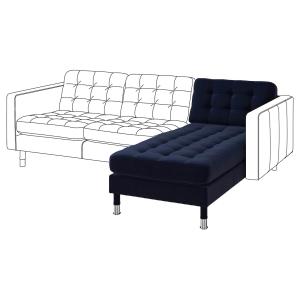 IKEA - Chaiselongue, módulo adicional Djuparp azul oscuro/m…