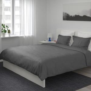 IKEA - Funda nórdica 2 fundas almohada Gris oscuro 240x220/…