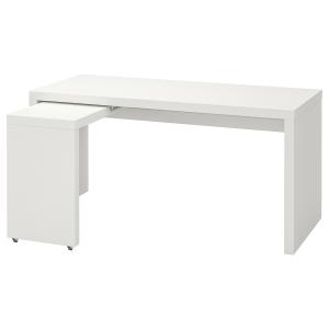 IKEA - Escritorio con tablero extraíble Blanco