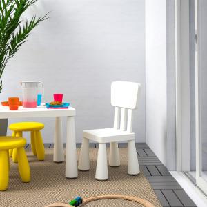 IKEA - Silla para niño interior o exterior/blanco