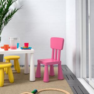 IKEA - Taburete niños interior o exterior/amarillo