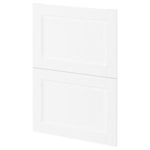 IKEA - 2 frentes lavavajillas Enköping blanco/efecto madera