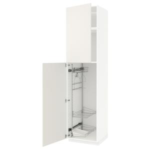 IKEA - Armario escobero / limpieza blanco/Veddinge blanco 6…