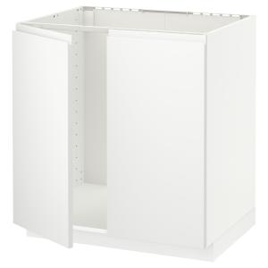 IKEA - Armario fregadero cocina 2pt blanco/Voxtorp blanco m…