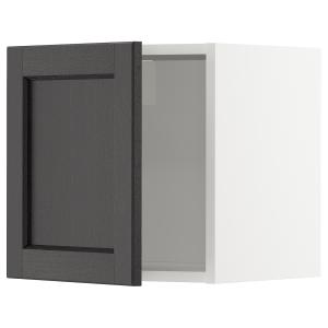 IKEA - Aparador blanco/Lerhyttan tinte negro 40x40 cm