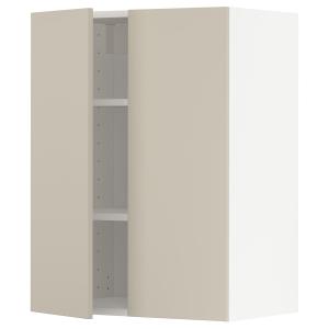 IKEA - Aparador con baldas2pt blanco/Havstorp beige 60x80 cm