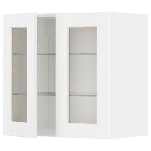 IKEA - Aparador con baldas y puerta vidrio blanco Enköping/…