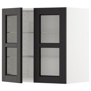 IKEA - Aparador con baldas y puerta vidrio blanco/Lerhyttan…