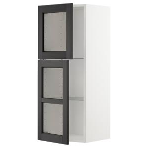 IKEA - Aparador con baldas y puerta vidrio blanco/Lerhyttan…