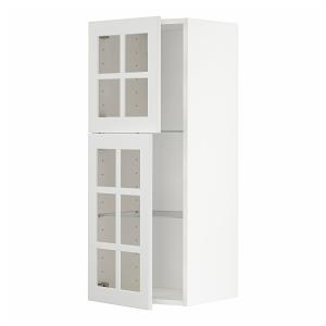 IKEA - Aparador con baldas y puerta vidrio blanco/Stensund…