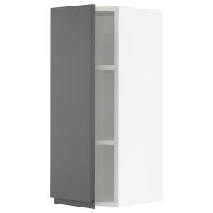 IKEA - Aparador con baldas blanco/Voxtorp gris oscuro 30x80…