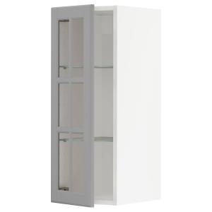 IKEA - Aparador con baldasptvdr blanco/Bodbyn gris 30x80 cm