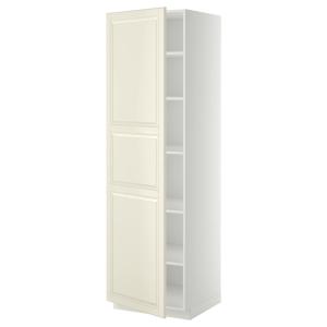IKEA - Armario alto con baldas blanco/Bodbyn hueso 60x60x20…