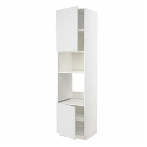 IKEA - Armario alto hornomicro   2pbld blanco/Stensund blan…