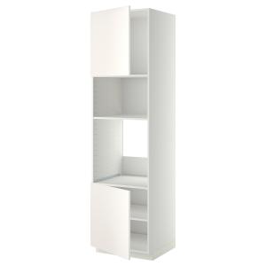 IKEA - Armario alto hornomicro   2pbld blanco/Veddinge blan…
