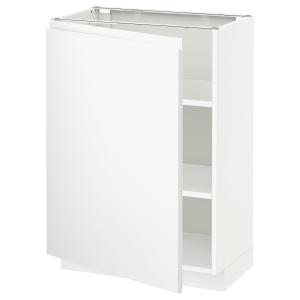 IKEA - Armario bajo con baldas blanco/Voxtorp blanco mate 6…