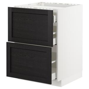 IKEA - Armario bajo para placa 3 cajones blanco/Lerhyttan t…
