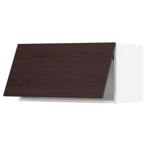 IKEA - Armario horizontal de pared blanco Askersund/marrón…