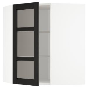 IKEA - Armario de pared esquina con baldas blanco/Lerhyttan…