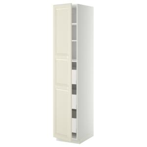IKEA - Armario cocina blanco/Bodbyn hueso 40x60x200 cm