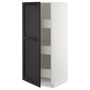 IKEA - Armario cocina blanco/Lerhyttan tinte negro 60x60x14…